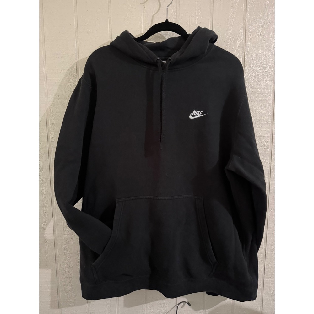 Nike Sportswear Club Fleece Pullover Hoodie Black XXL BV2654-010